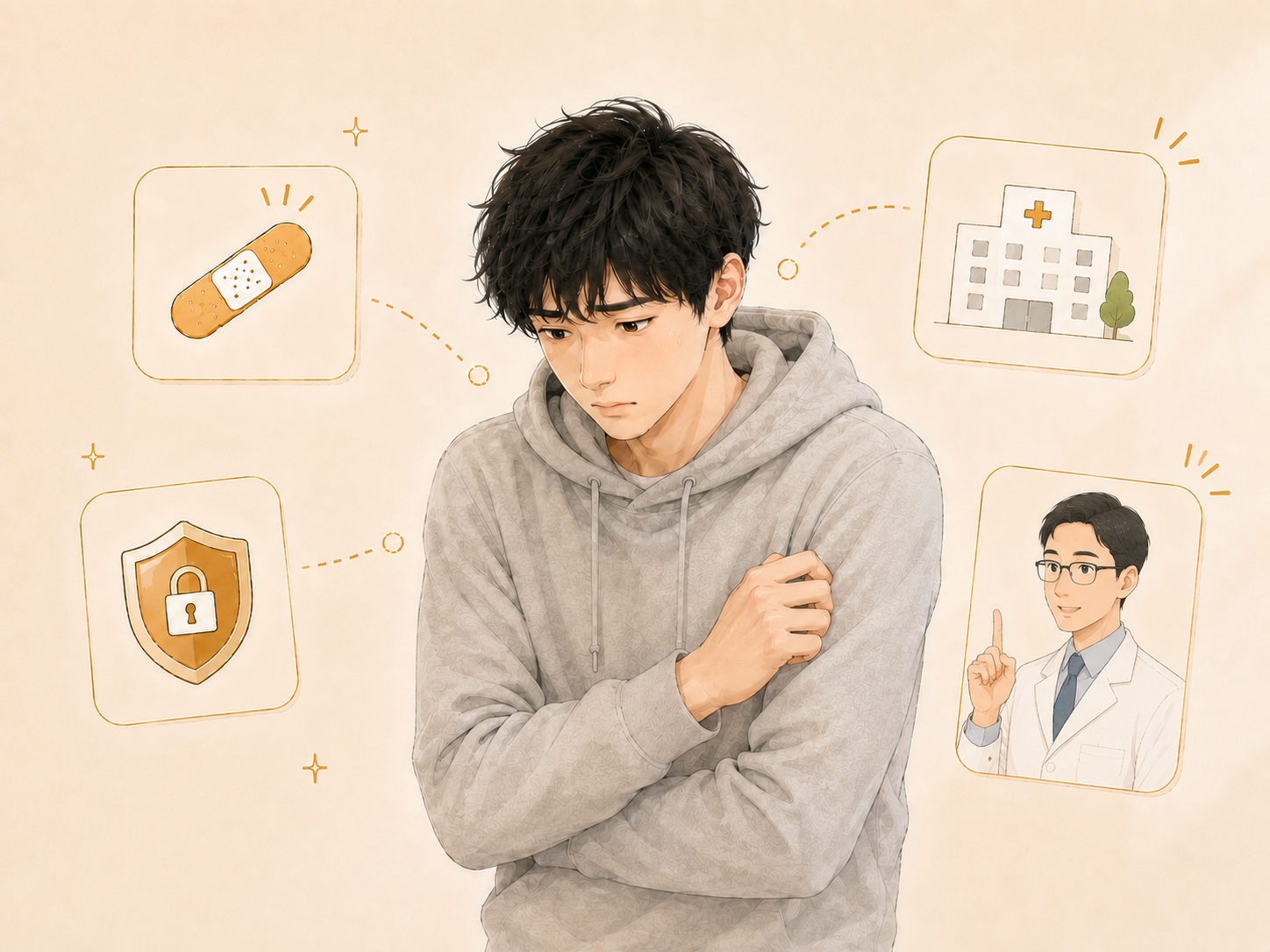 包茎手術への怖さや見せる恥ずかしさに悩む大学生